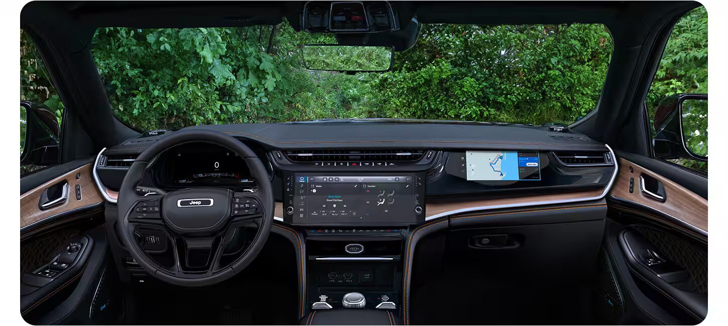 2026 Jeep Grand Cherokee front-passenger touchscreen