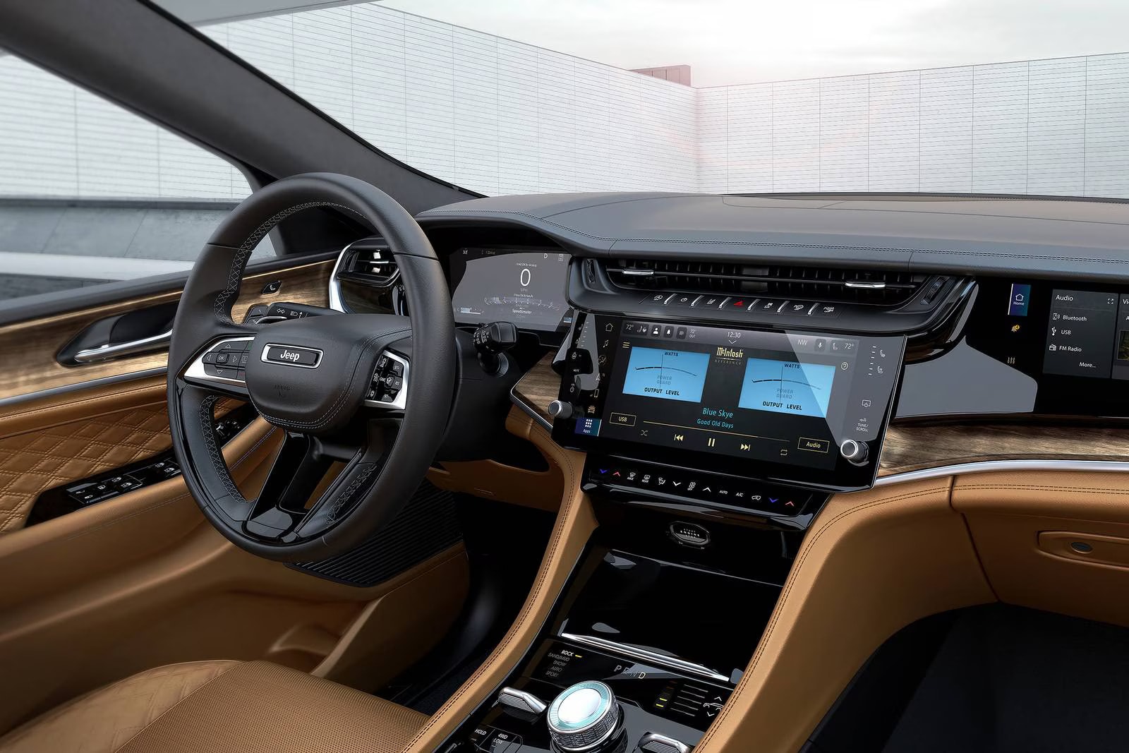 2026 Jeep Grand Cherokee Uconnect 5 NAV touchscreen