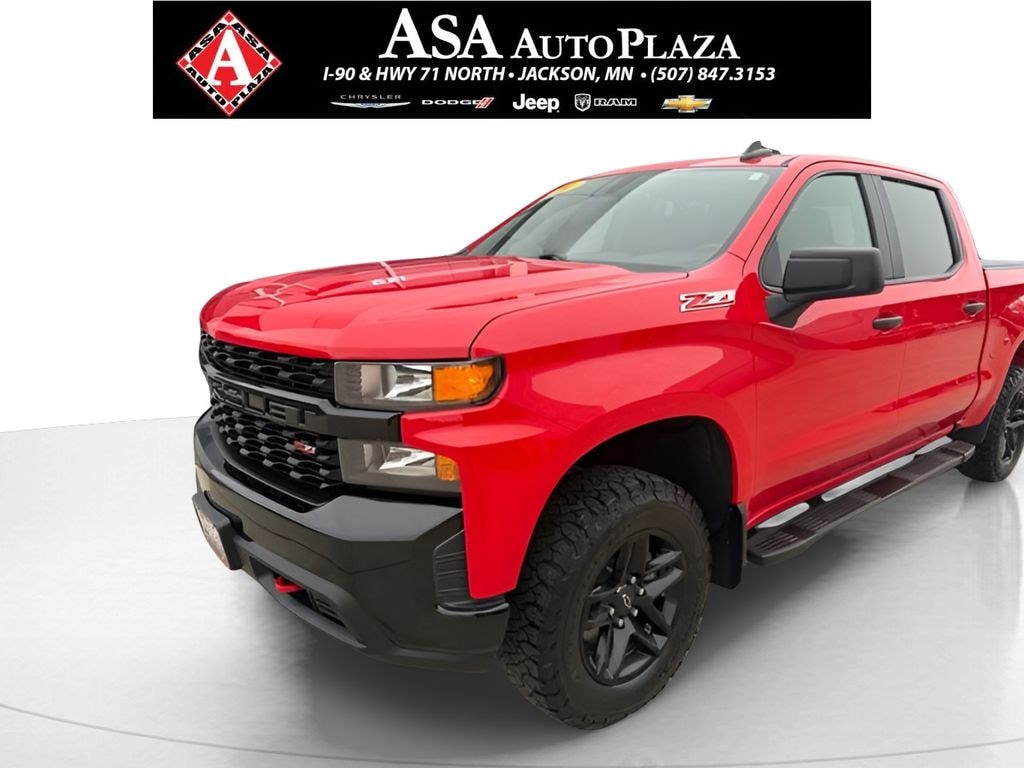 Used 2021 Chevrolet Silverado 1500 Custom Trail Boss Truck Crew Cab