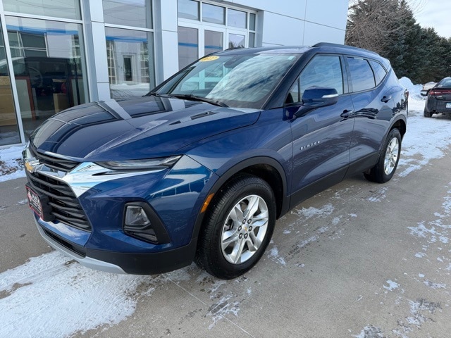 Used 2022 Chevrolet Blazer 3LT with VIN 3GNKBJR47NS201044 for sale in Jackson, Minnesota