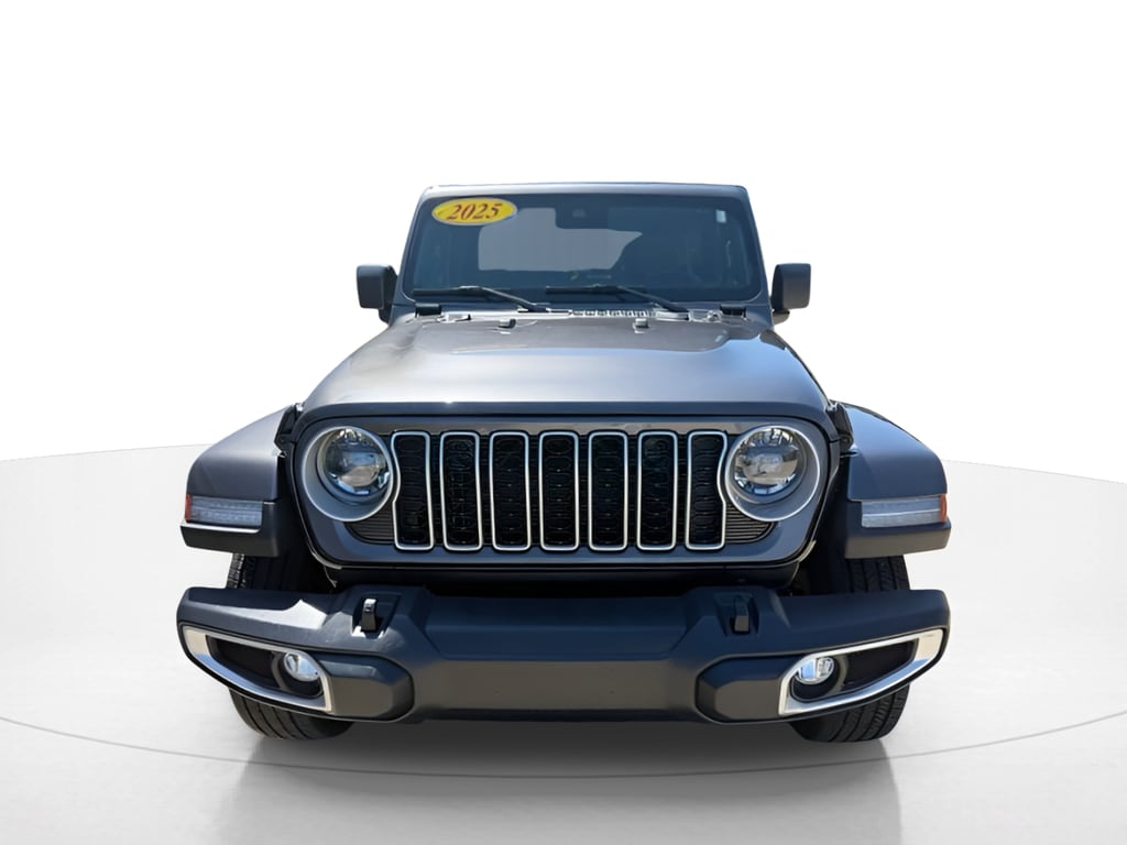 Used 2025 Jeep Wrangler 4-Door Sahara with VIN 1C4PJXEN3SW560328 for sale in Jackson, Minnesota