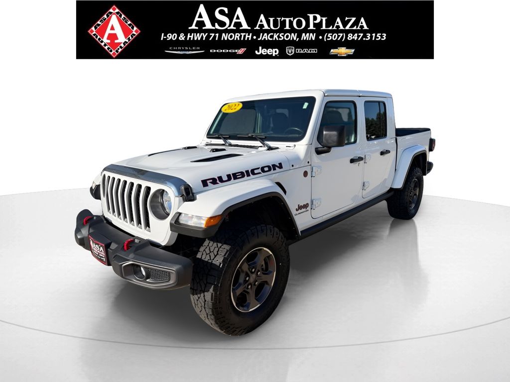 Used 2022 Jeep Gladiator Rubicon with VIN 1C6JJTBG1NL123462 for sale in Jackson, Minnesota