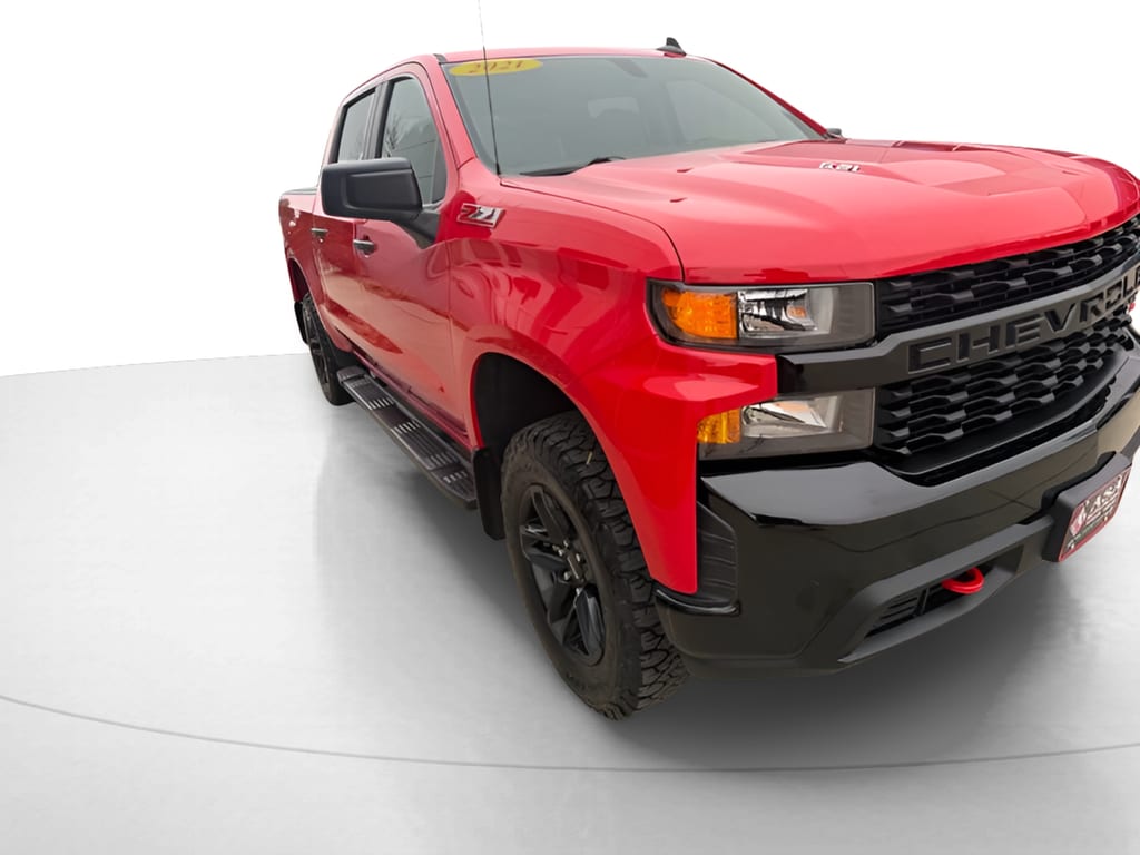 Used 2021 Chevrolet Silverado 1500 Custom Trail Boss Truck Crew Cab