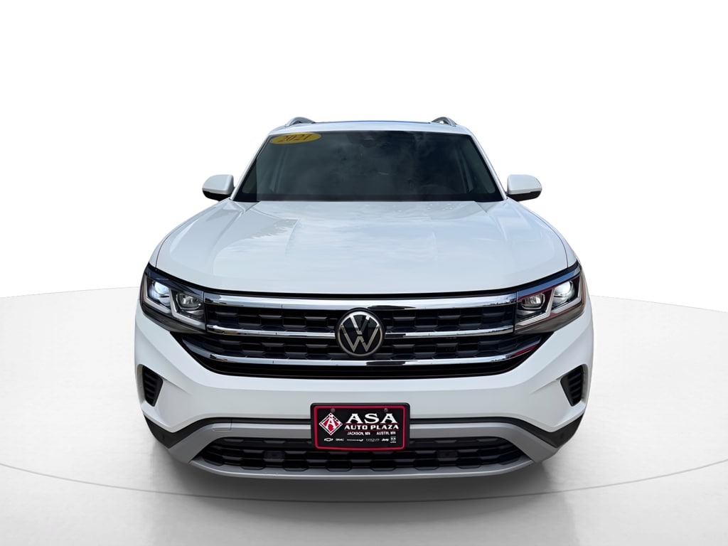 Used 2021 Volkswagen Atlas SEL with VIN 1V2BR2CA7MC507401 for sale in Jackson, Minnesota