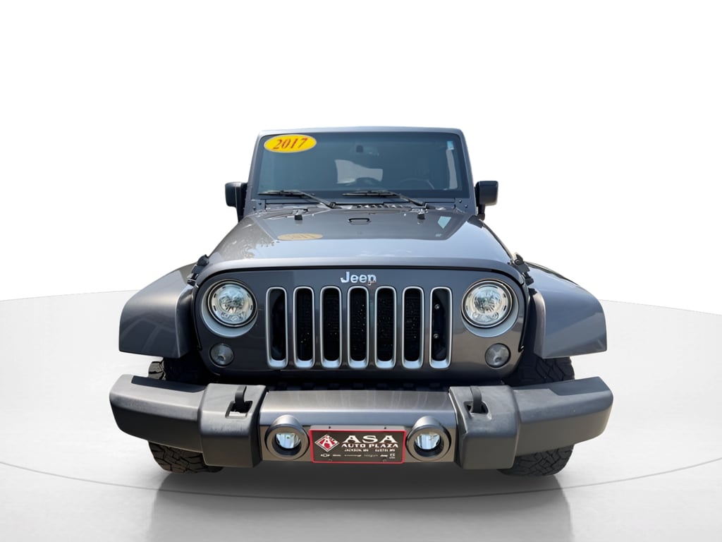 Used 2017 Jeep Wrangler Unlimited Sahara with VIN 1C4BJWEG8HL610835 for sale in Jackson, Minnesota