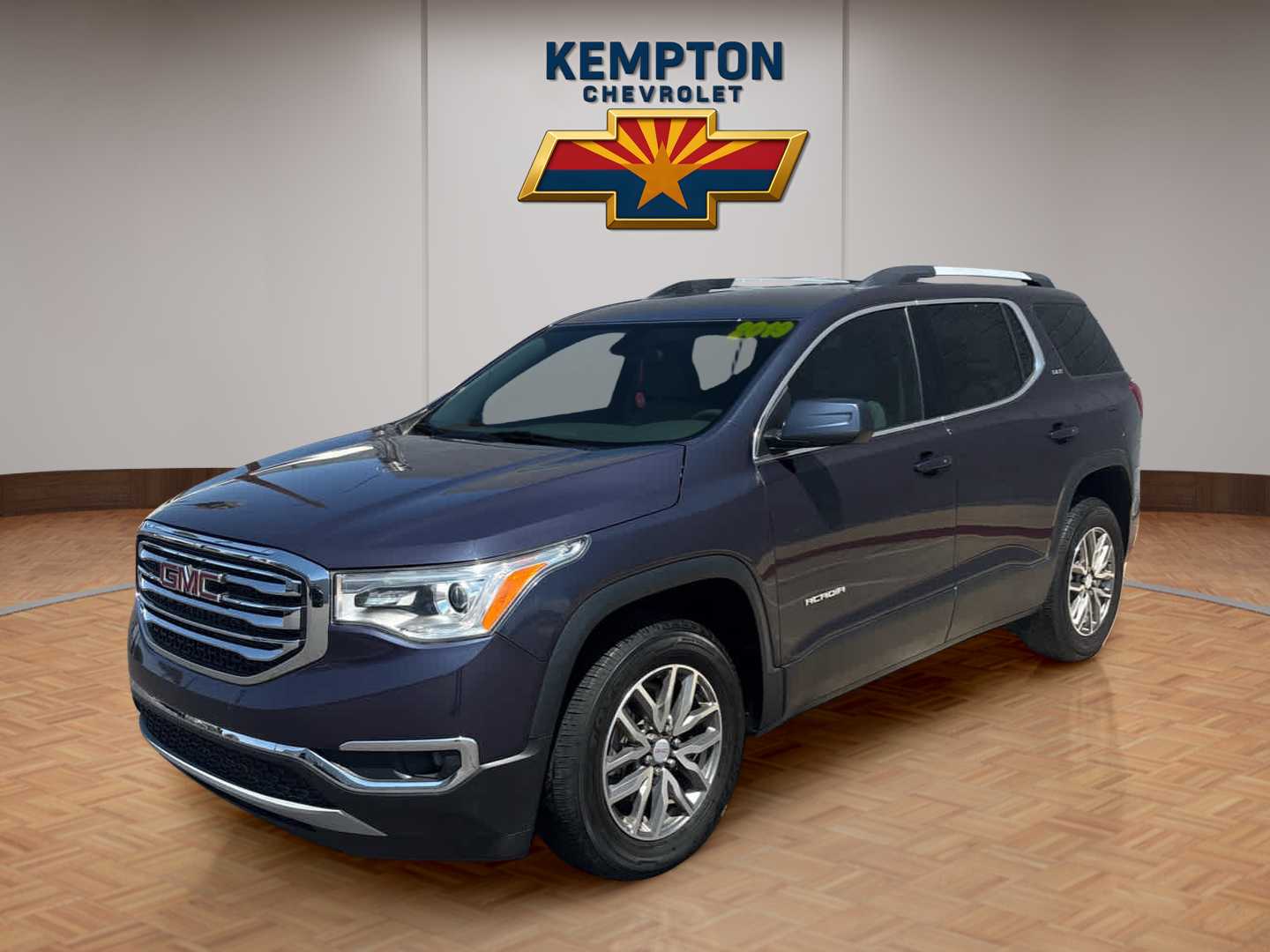Used 2019 GMC Acadia SLE-2 with VIN 1GKKNLLS0KZ158043 for sale in Safford, AZ