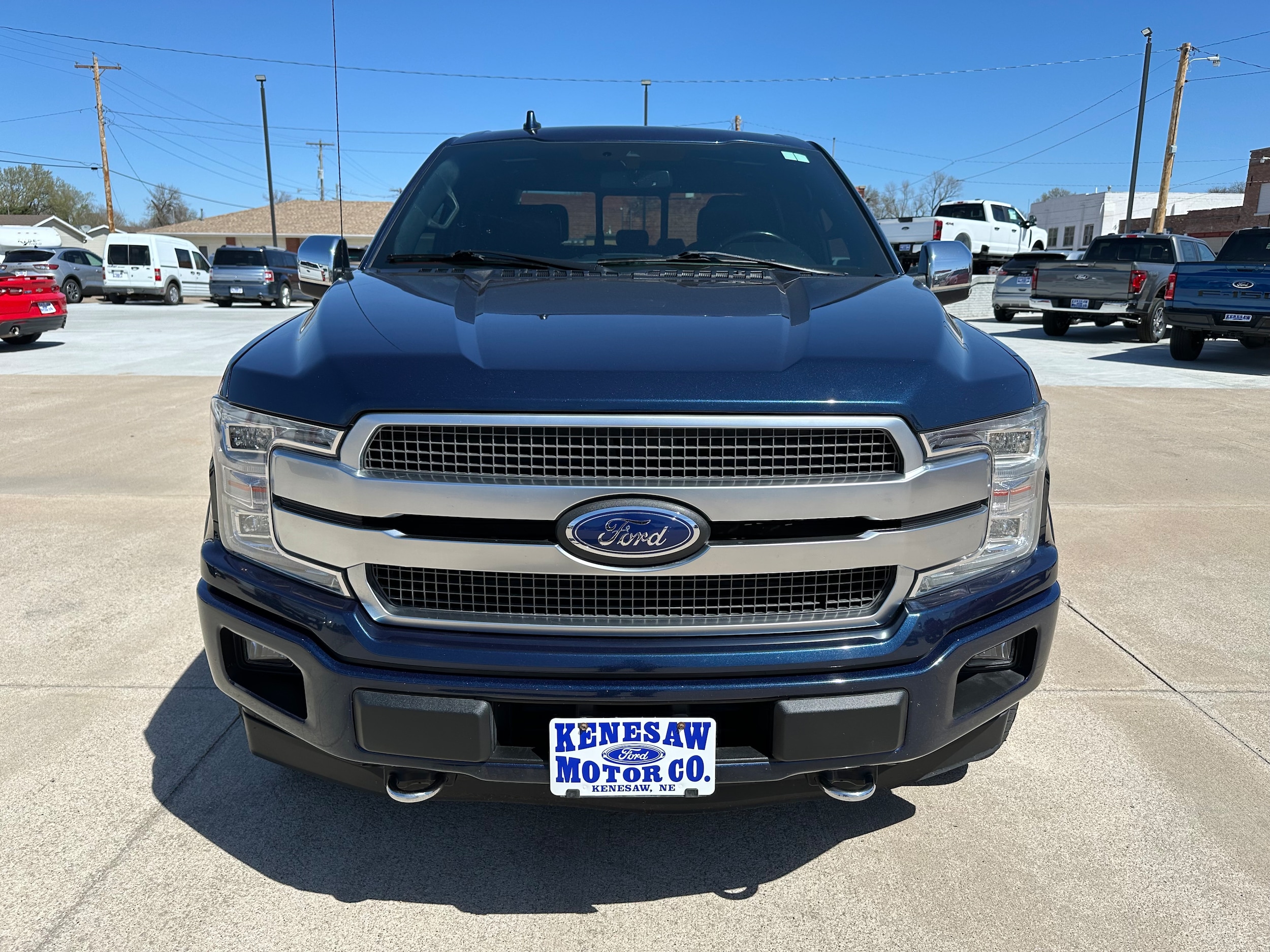 Used 2019 Ford F-150 Platinum with VIN 1FTEW1E45KFC08459 for sale in Kenesaw, NE