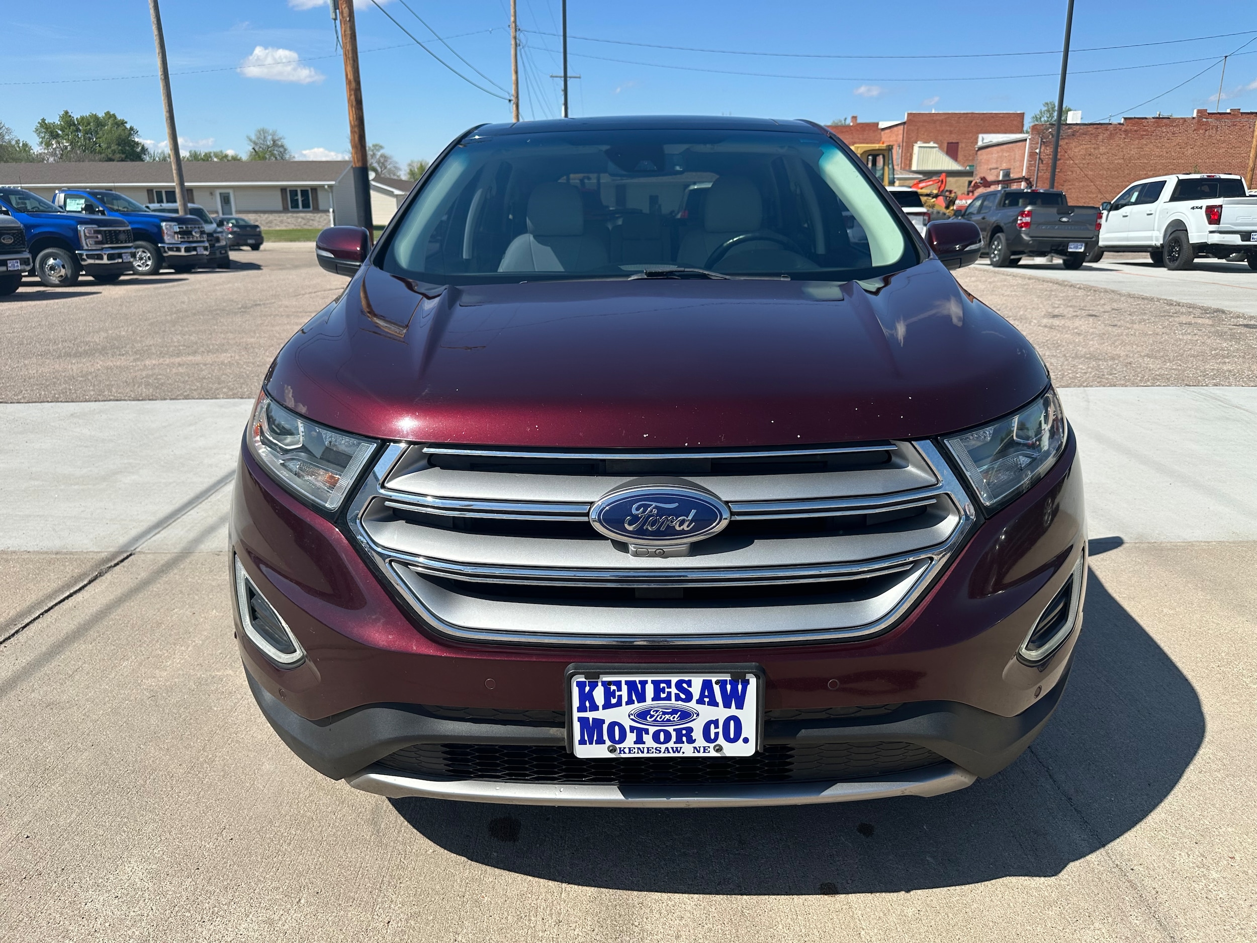 Used 2017 Ford Edge Titanium with VIN 2FMPK4K90HBB10855 for sale in Kenesaw, NE