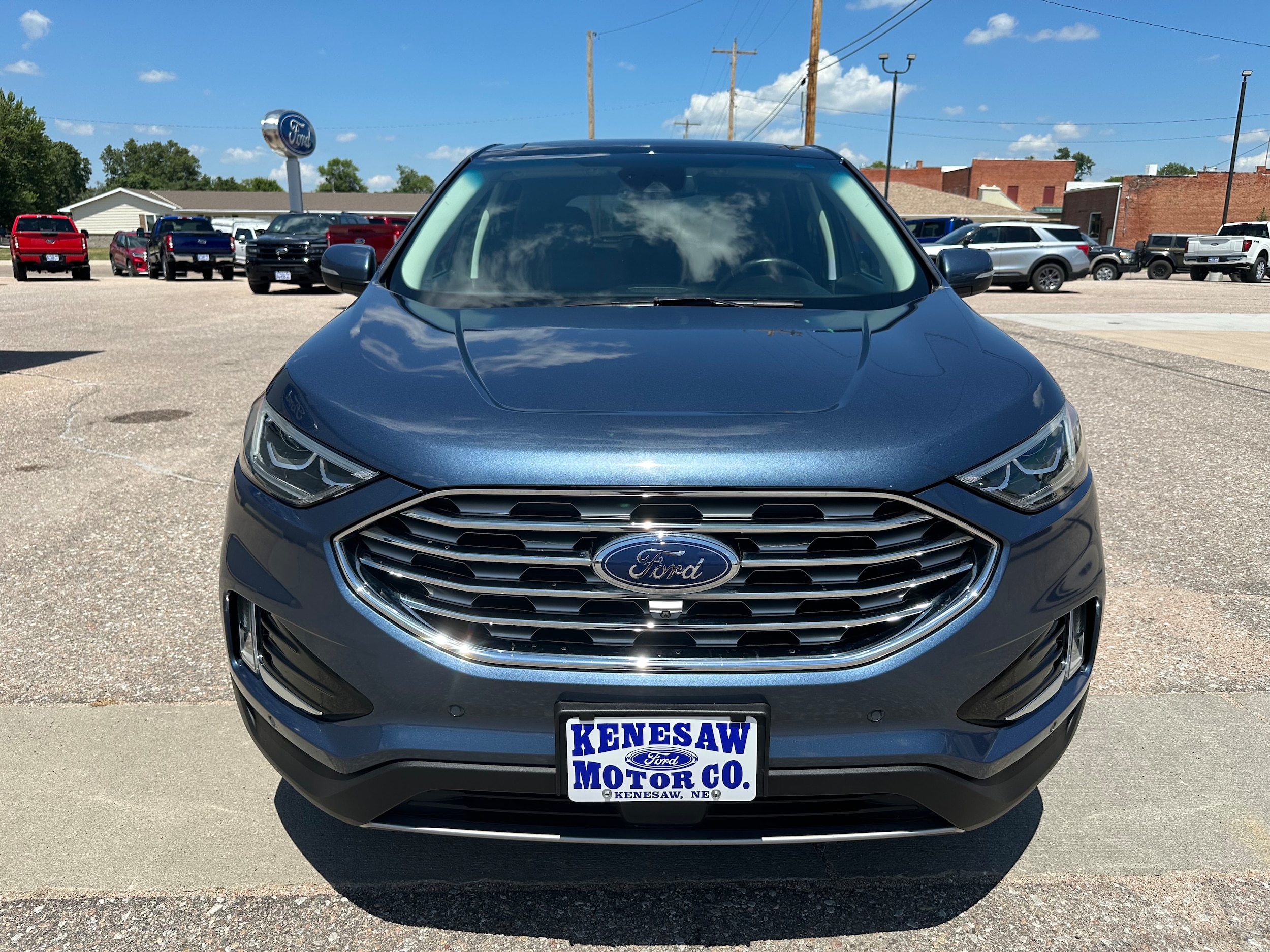 Used 2019 Ford Edge Titanium with VIN 2FMPK4K9XKBB01474 for sale in Kenesaw, NE