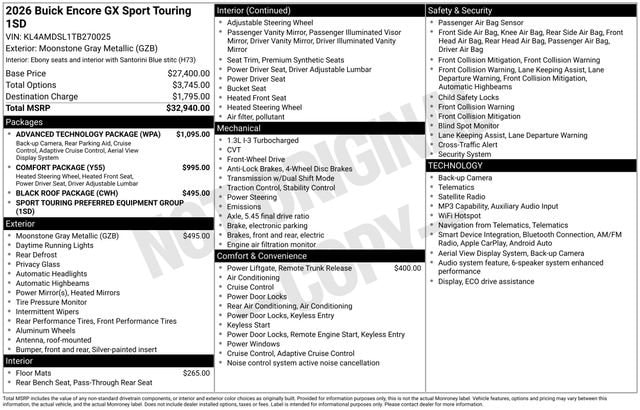 2026 Buick Encore GX Sport Touring - Photo 12