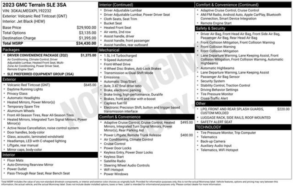 Used 2023 GMC Terrain SLE SUV