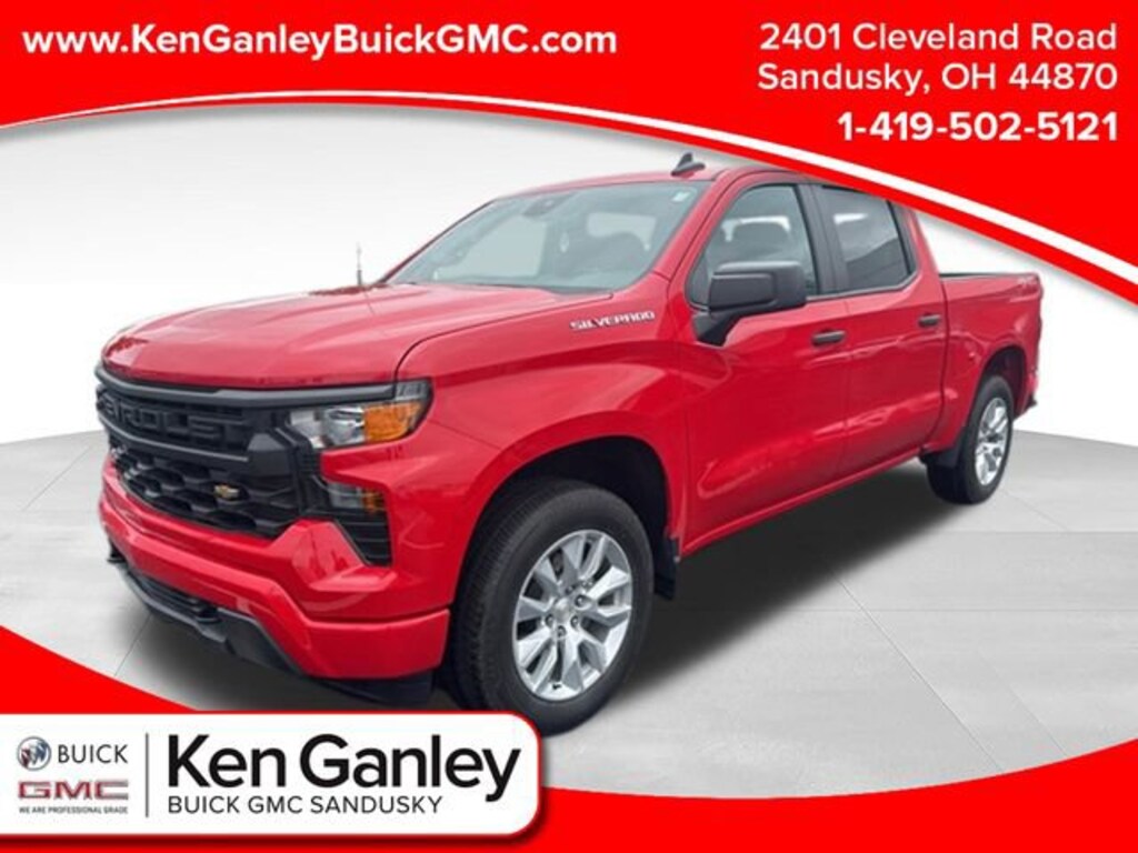 Used 2024 Chevrolet Silverado 1500 Custom Truck Crew Cab