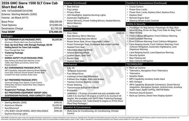 2026 GMC Sierra 1500 SLT - Photo 12