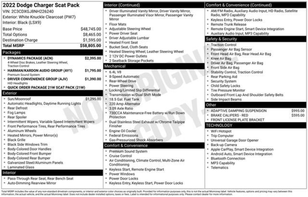 Used 2022 Dodge Charger Scat Pack Sedan