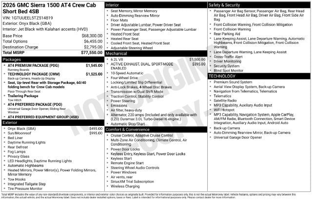 2026 GMC Sierra 1500 AT4 - Photo 12