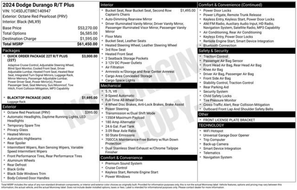 Used 2024 Dodge Durango R/T SUV