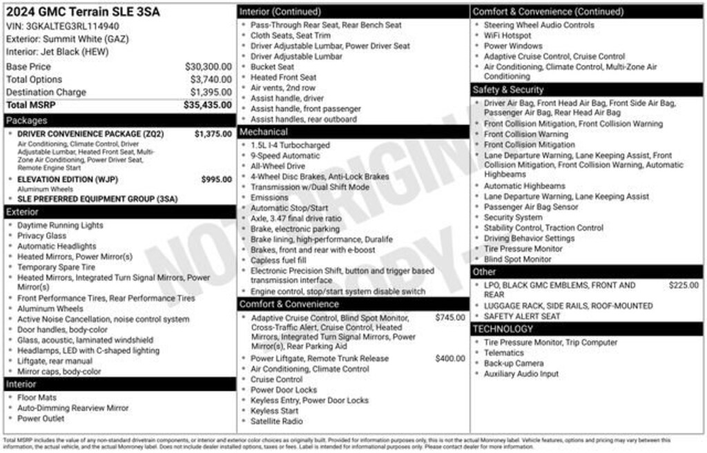 Used 2024 GMC Terrain SLE SUV