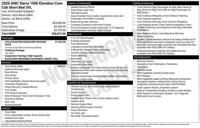 2026 GMC Sierra 1500 Elevation - Photo 11