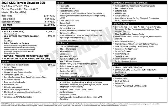 2027 GMC Terrain Elevation - Photo 12