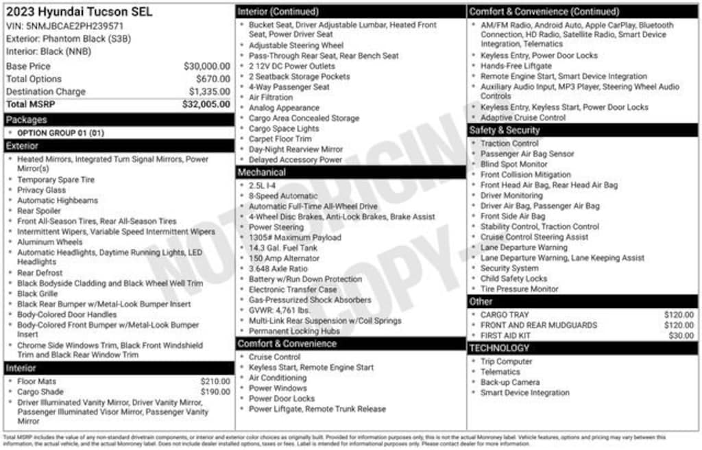 Used 2023 Hyundai Tucson SEL SUV