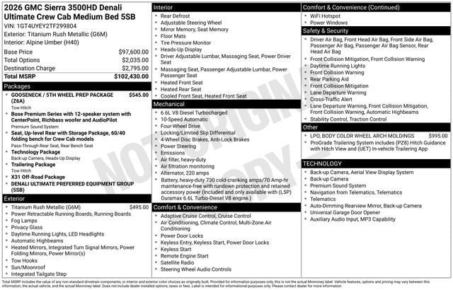2026 GMC Sierra 3500HD Denali Ultimate - Photo 12