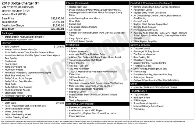 2018 Dodge Charger GT