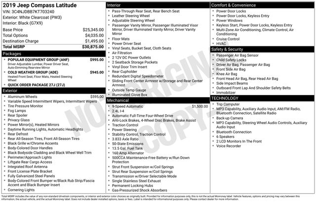 2019 Jeep Compass Latitude