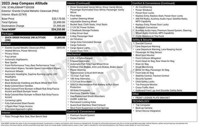 2023 Jeep Compass Altitude's photo