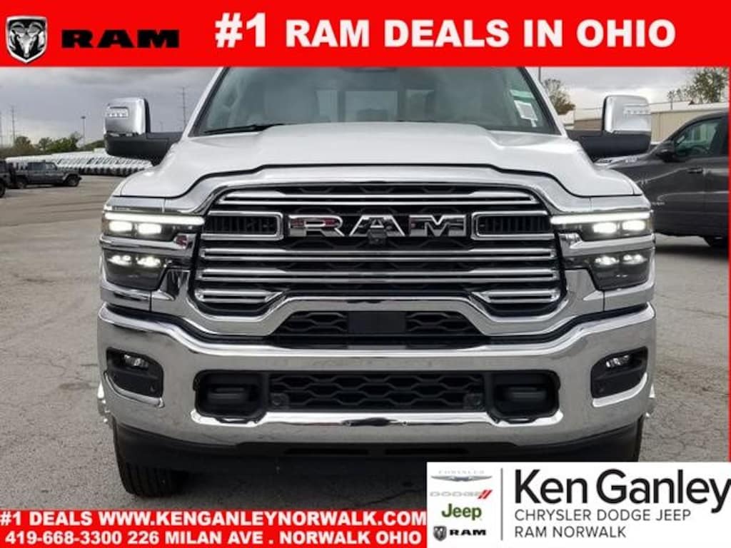 New 2026 Ram 3500 LARAMIE CREW CAB 4X4 8' BOX Pickup