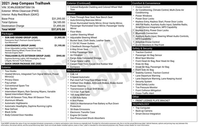 2021 Jeep Compass Trailhawk