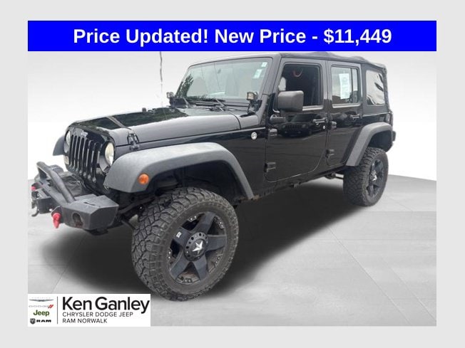 Used 2014 Jeep Wrangler Unlimited Sport with VIN 1C4BJWDG7EL219723 for sale in Norwalk, OH