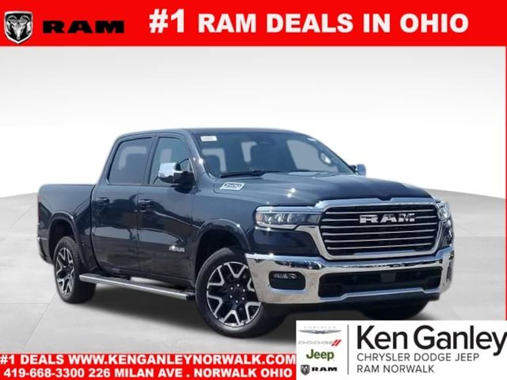 New 2026 Ram 1500 LARAMIE CREW CAB 4X4 5'7 BOX Pickup