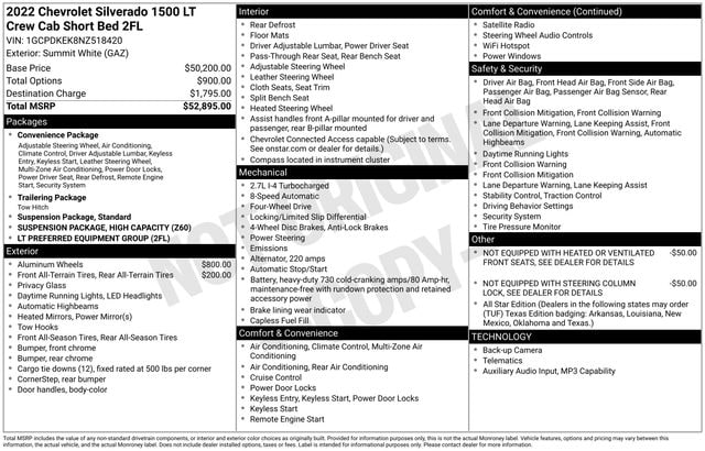 2022 Chevrolet Silverado 1500 LT's photo