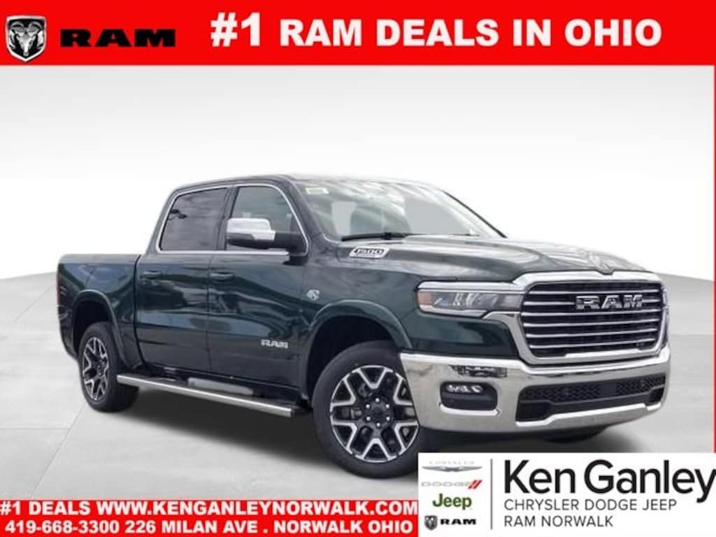 New 2026 Ram 1500 LARAMIE CREW CAB 4X4 5'7 BOX Pickup