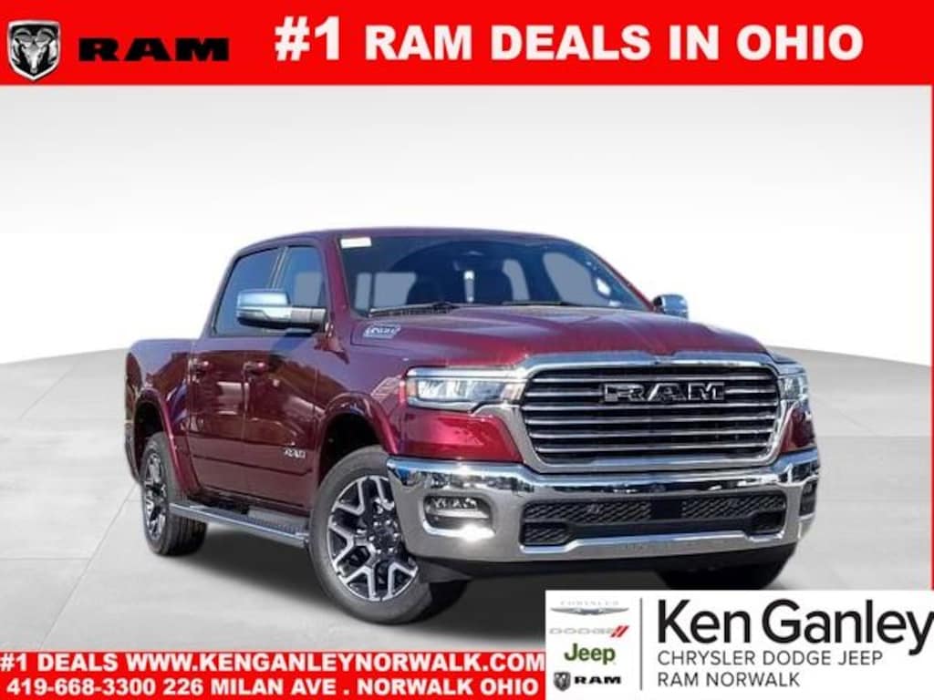 New 2026 Ram 1500 LARAMIE CREW CAB 4X4 5'7 BOX Pickup