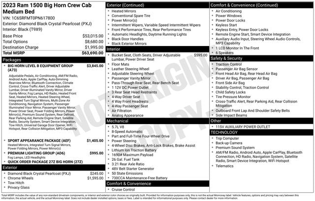2023 RAM Ram 1500 Pickup Big Horn/Lone Star - Photo 5