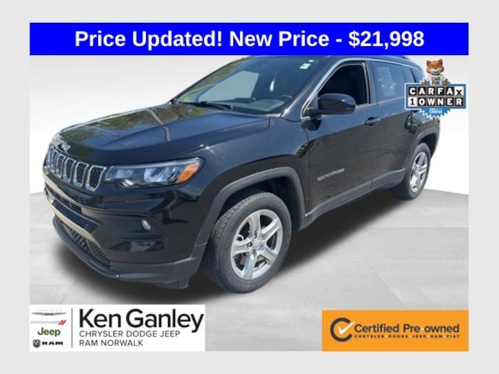 Certified 2023 Jeep Compass Latitude SUV