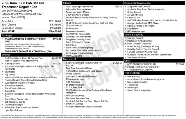 2026 RAM 3500 Chassis Tradesman - Photo 5