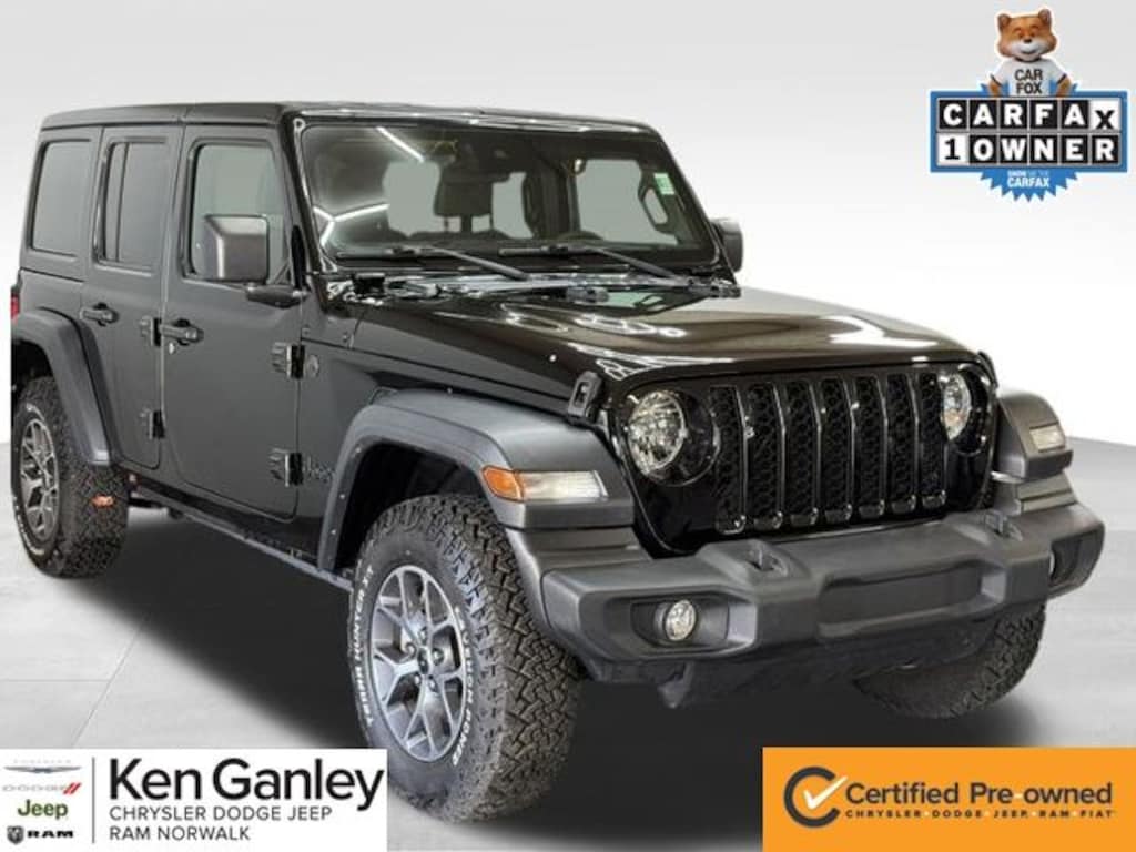 Certified 2024 Jeep Wrangler Sport S SUV