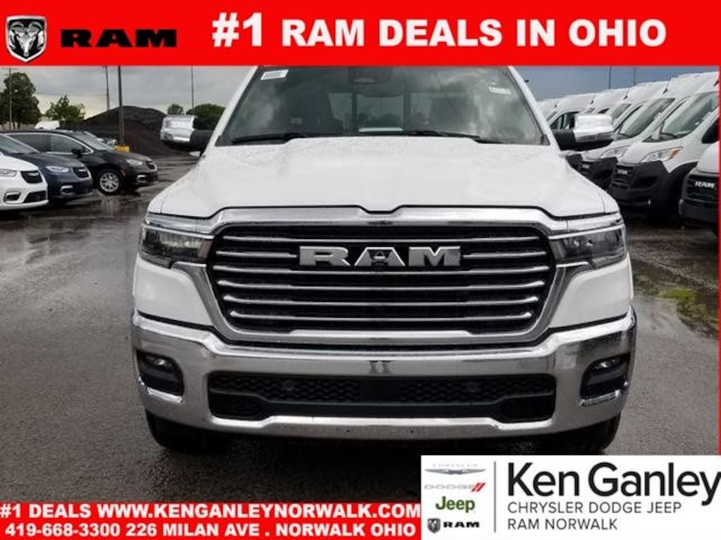 New 2026 Ram 1500 LARAMIE CREW CAB 4X4 5'7 BOX Pickup