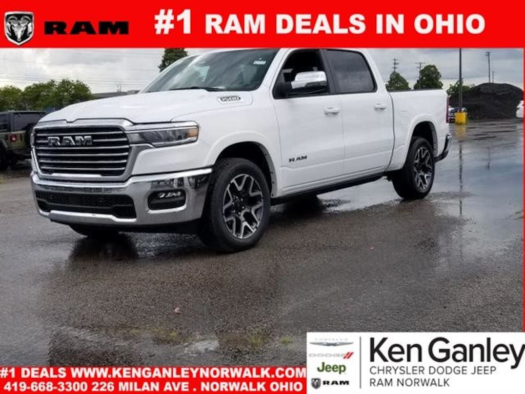 New 2026 Ram 1500 LARAMIE CREW CAB 4X4 5'7 BOX Pickup