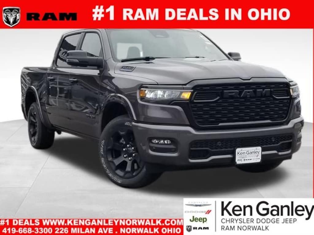 New 2025 Ram 1500 BIG HORN CREW CAB 4X4 5'7 BOX Pickup