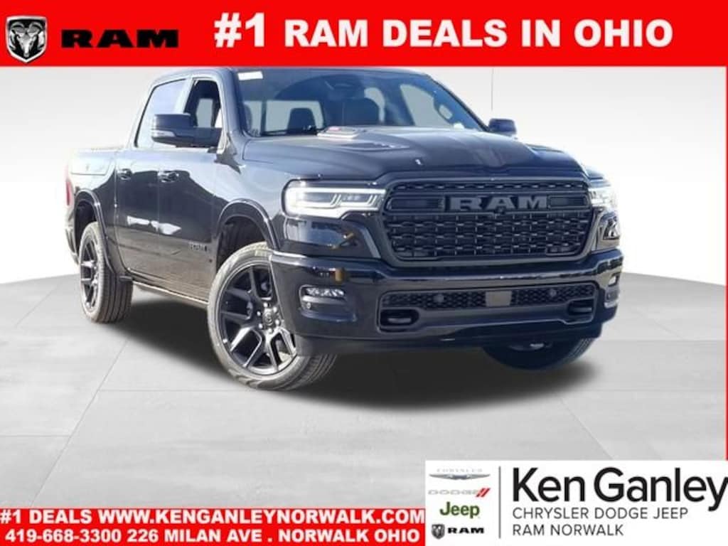 New 2026 Ram 1500 LIMITED CREW CAB 4X4 5'7 BOX Pickup