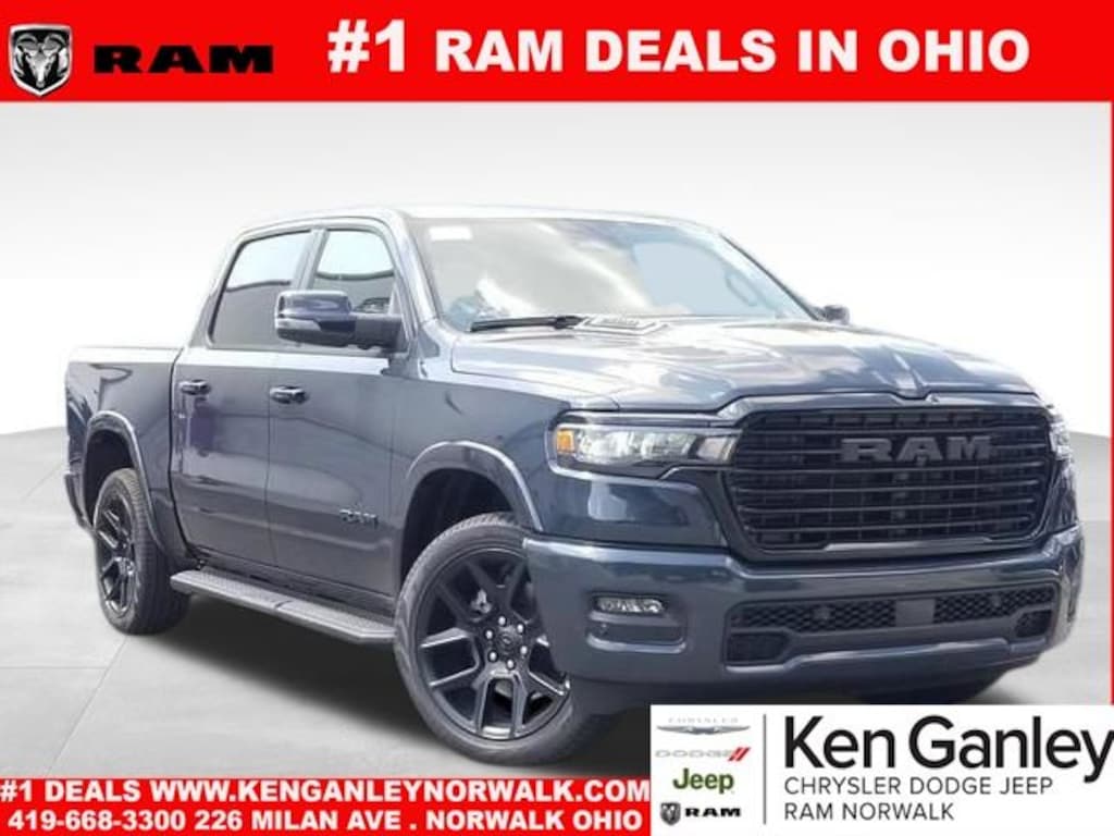 New 2026 Ram 1500 LARAMIE CREW CAB 4X4 5'7 BOX Pickup