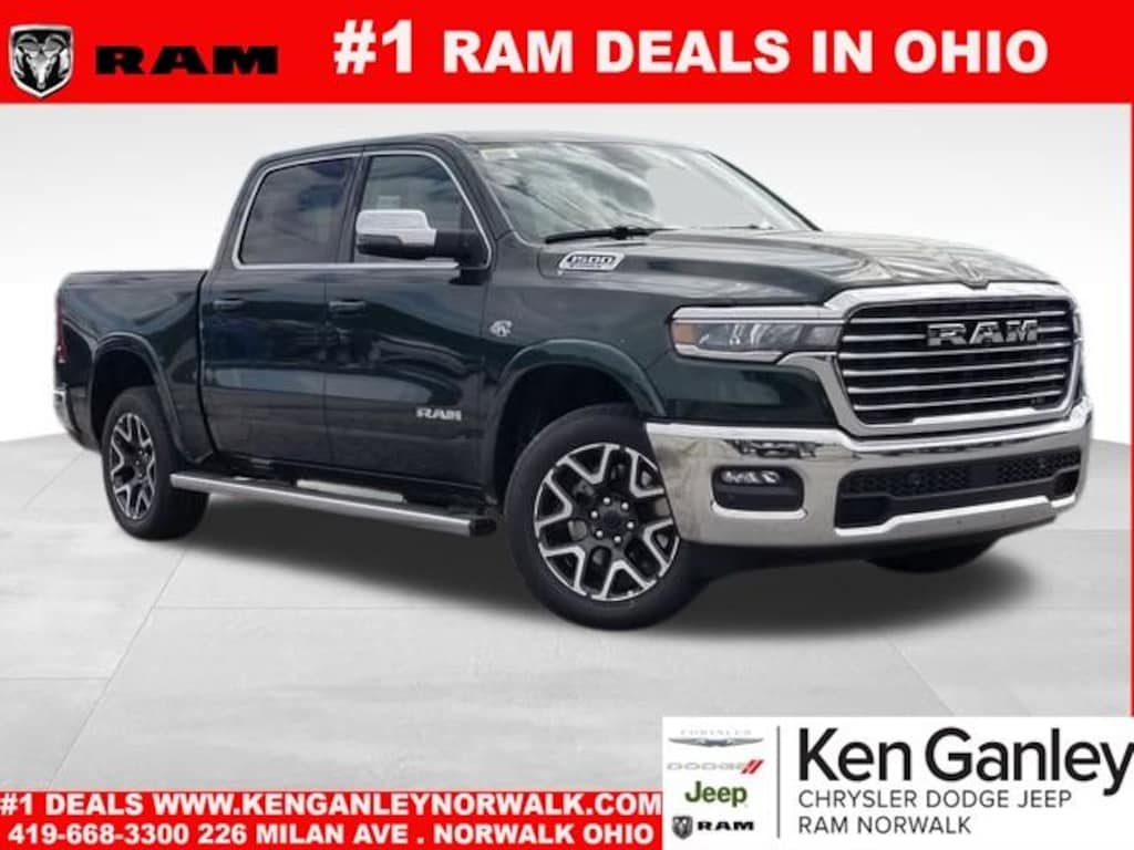 New 2026 Ram 1500 LARAMIE CREW CAB 4X4 5'7 BOX Pickup