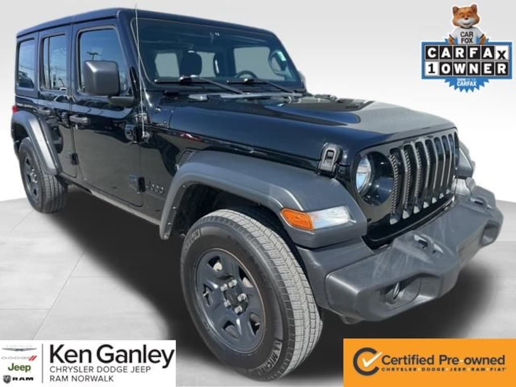 Certified 2023 Jeep Wrangler Sport SUV