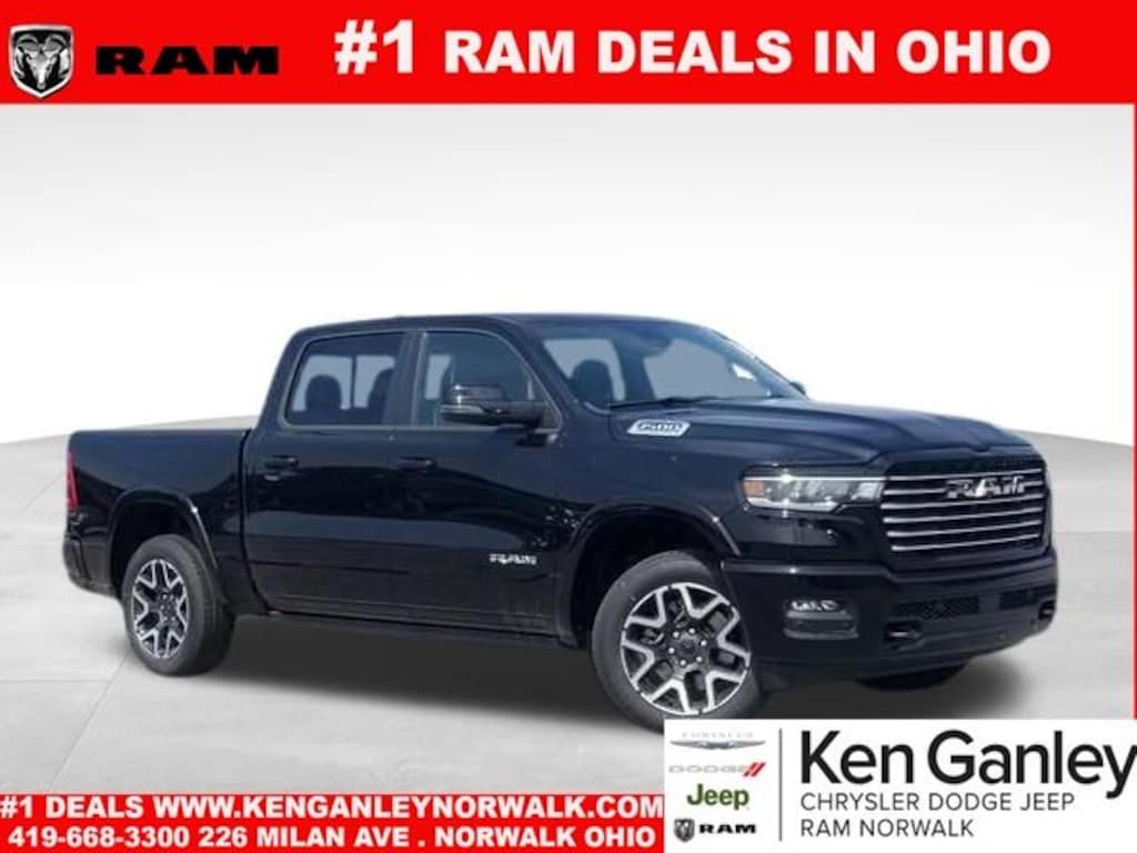 New 2026 Ram 1500 LARAMIE CREW CAB 4X4 5'7 BOX Pickup