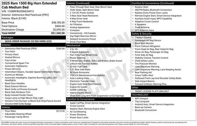 2025 RAM Ram 1500 Pickup Big Horn/Lone Star - Photo 5