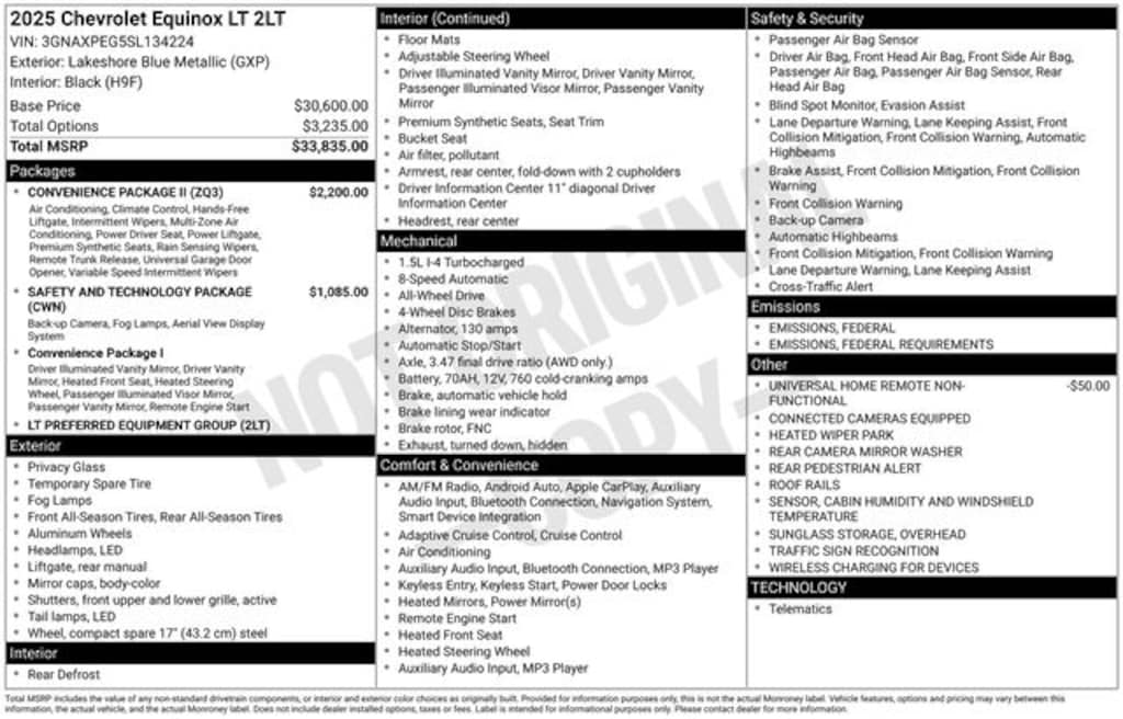 Used 2025 Chevrolet Equinox LT SUV