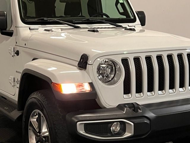 Used 2021 Jeep Wrangler Unlimited Sahara with VIN 1C4HJXEN5MW506956 for sale in Norwalk, OH